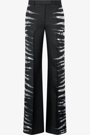 Roberto Cavalli Pantaloni Con Stampa Zebra Laterale