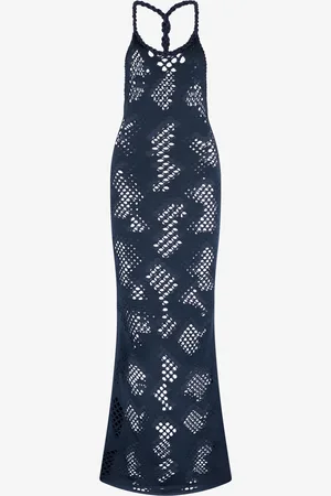 Roberto Cavalli Abito Lungo Crochet