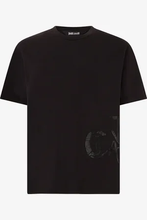Roberto Cavalli T-Shirt Con Logo Sul Fianco