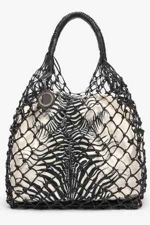 Roberto Cavalli Borsa Con Rete E Stampa Mini Zebra