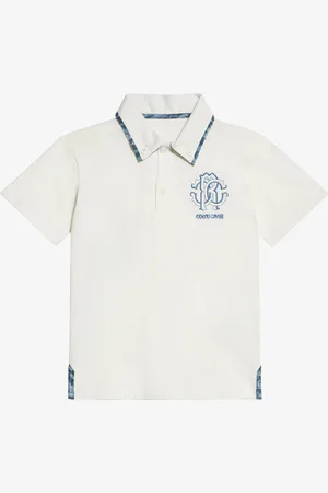 Roberto Cavalli Polo Con Monogram RC E Logo