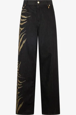 Roberto Cavalli Jeans Con Stampa Zebra Laterale