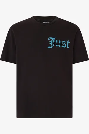 Roberto Cavalli T-Shirt Con Logo Bicolor