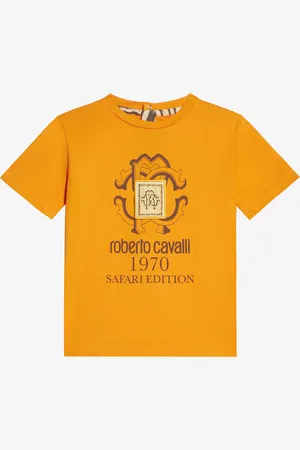 Roberto Cavalli T-Shirt Con Monogram Safari Edition