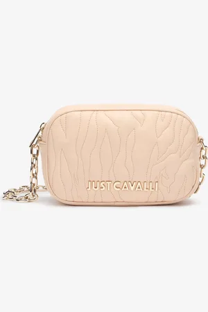 Roberto Cavalli Camera Bag Impunturata Con Logo