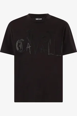 Roberto Cavalli T-Shirt Con Logo In Tono