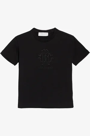Roberto Cavalli T-Shirt Con Monogram RC E Logo