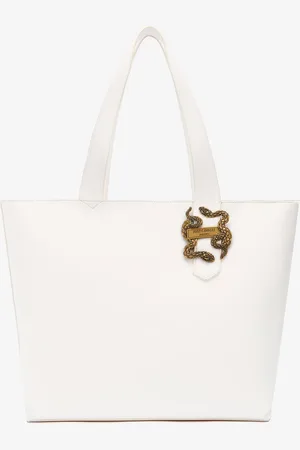 Roberto Cavalli Borsa Shopper Con Mirror Snake