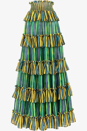 Roberto Cavalli Gonna lunga a strisce Baiadera