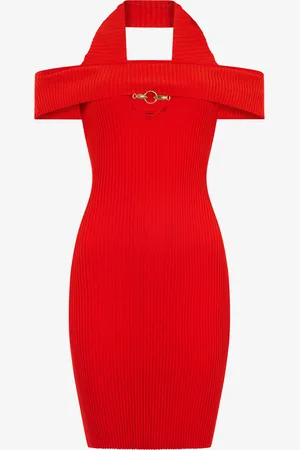 Roberto Cavalli Abito Corto A Costine