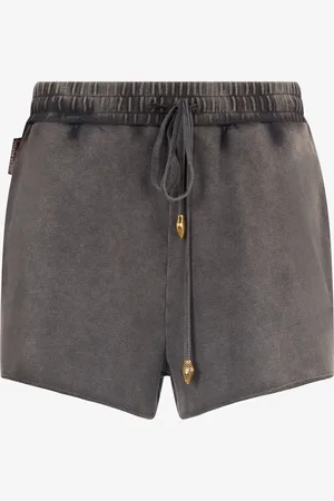 Roberto Cavalli Shorts Con Logo Sul Retro