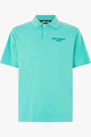 Roberto Cavalli Polo Con Monogram JC Impunturato