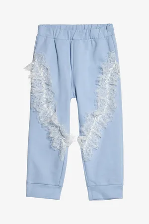Roberto Cavalli Pantaloni Sportivi Con Ruches In Pizzo
