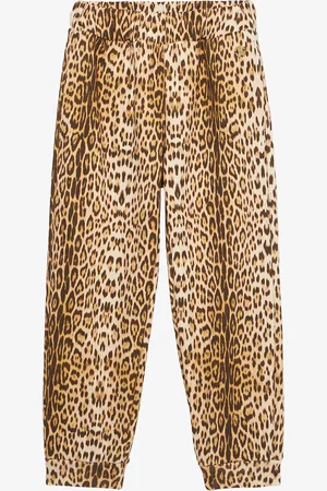 Roberto Cavalli Pantaloni Sportivi Stampa Jaguar Skin