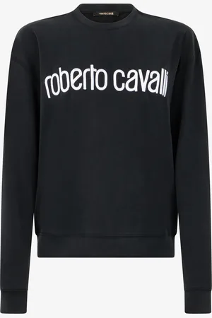 Roberto Cavalli Felpa Nera con Logo
