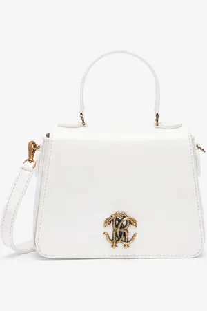 Roberto Cavalli Mini Bag Con Monogram Mirror Snake