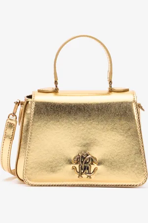 Roberto Cavalli Mini Bag Con Monogram Mirror Snake