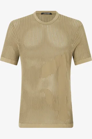 Roberto Cavalli T-Shirt In Maglia Traforata