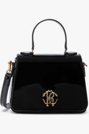 Roberto Cavalli Mini Bag Con Monogram Mirror Snake