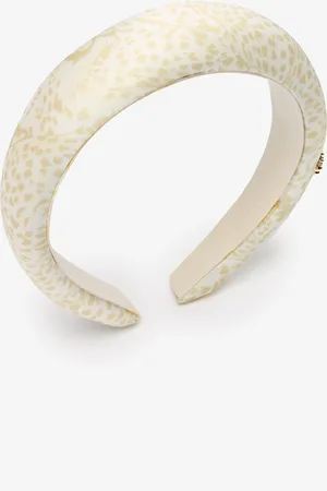 Roberto Cavalli Cerchietto Con Stampa Ghepardi E Cheetah Skin