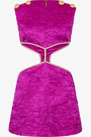 Roberto Cavalli Mini Abito con Dettaglio Cut-Out