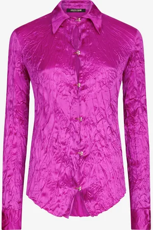 Roberto Cavalli Camicia Strutturata Tinta Unita