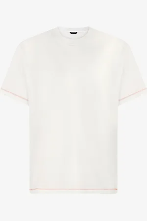 Roberto Cavalli T-Shirt Con Monogram JC E Cuciture A Contrasto