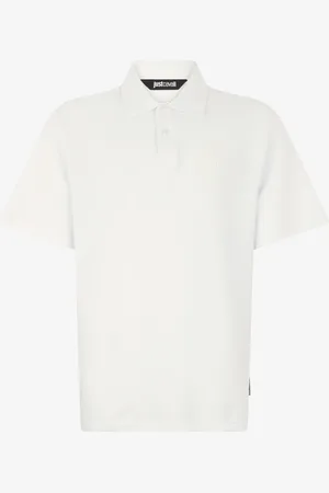Roberto Cavalli Polo Con Ricamo Monogram JC
