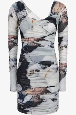 Roberto Cavalli Abito stampa Marble