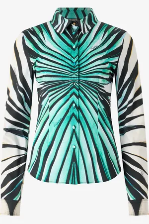 Roberto Cavalli Camicia Stampa Ray Of Sea