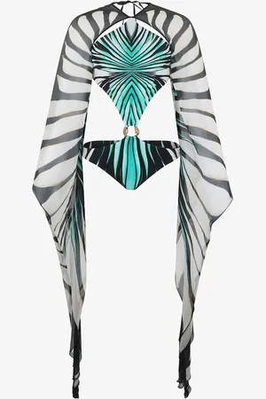 Roberto Cavalli Ray Of Sea Stampa Costume Intero