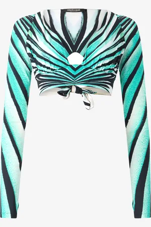 Roberto Cavalli Top Stampa Ray Of Sea
