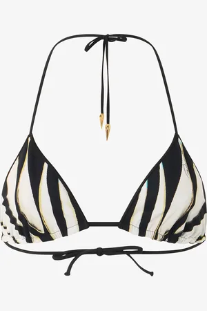 Roberto Cavalli Top Bikini Stampa Ray Of Sea