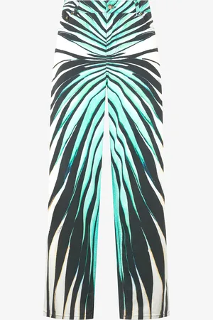 Roberto Cavalli Pantaloni Stampa Ray Of Sea