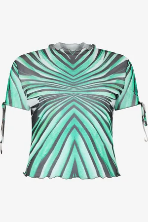 Roberto Cavalli Ray of Sea Stampa Top