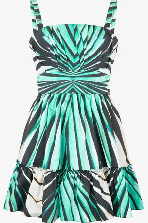 Roberto Cavalli Abito Mini Stampa Ray of Sea