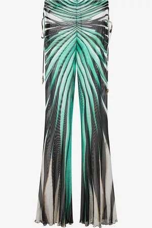 Roberto Cavalli Ray Of Sea Stampa Pantaloni Flared