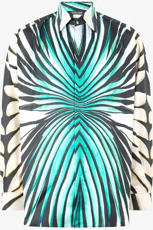 Roberto Cavalli Camicia Stampa Ray Of Sea