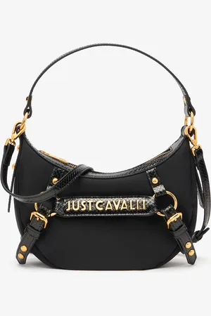 Roberto Cavalli Borsa Hobo Con Cinturini E Logo