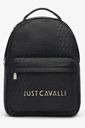 Roberto Cavalli Zaino Con Motivo Effetto Coccodrillo