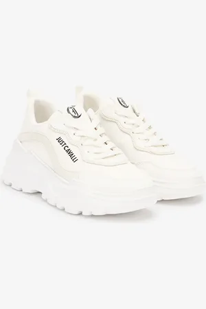 Roberto Cavalli Sneakers Con Suola Carrarmato E Logo