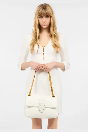 Roberto Cavalli Borsa A Spalla Con Mirror Snake In Tono