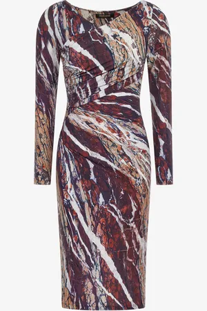 Roberto Cavalli Abito stampa Marble