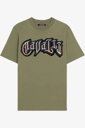 Roberto Cavalli T-shirt con applicazione logo