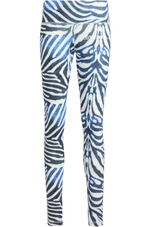Roberto Cavalli Leggings con stampa Sea Zebra