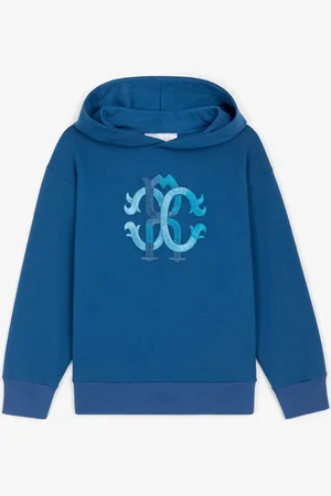 Roberto Cavalli Felpa con cappuccio e Monogram RC