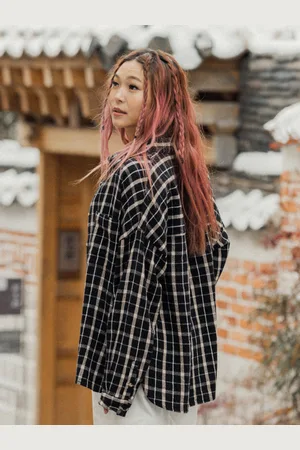 Roxy Chloe Kim - Camicia a Maniche Lunghe da Donna