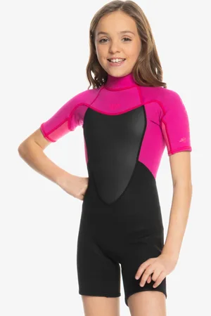 Roxy 2/2mm Prologue - Muta estiva a maniche corte con zip posteriore da Ragazza 8-16