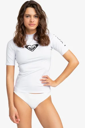 Roxy Whole Hearted - Rash Vest UPF 50 a Maniche Corte da Donna