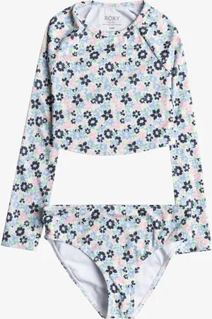 Roxy Dreamer - Rashguard a due pezzi a maniche lunghe con protezione UPF 50 da Ragazza 6-16